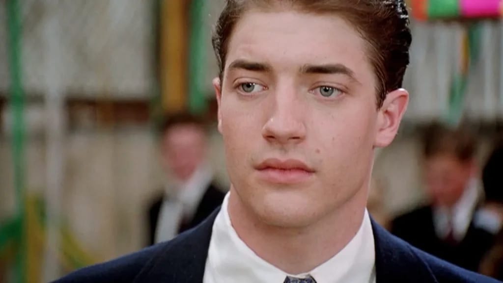 Brendan Fraser in School Ties - Illustrationsfoto des Artikels Vermögen Brendan Fraser