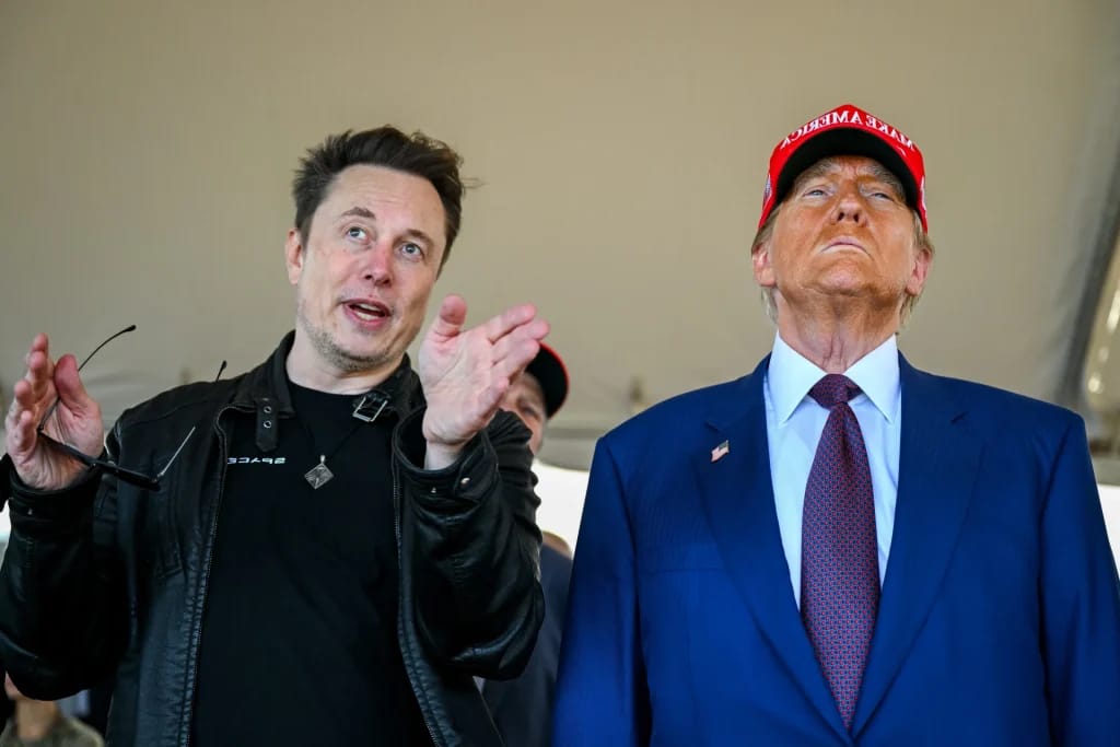 Elon Musk et Donald Trump - Photo d'illustration de l'article Fortune Elon Musk