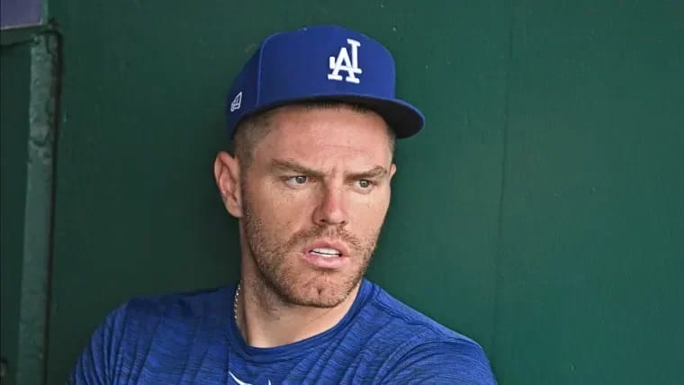 Freddie Freeman - Illustrationsfoto des Artikels Vermögen Freddie Freeman