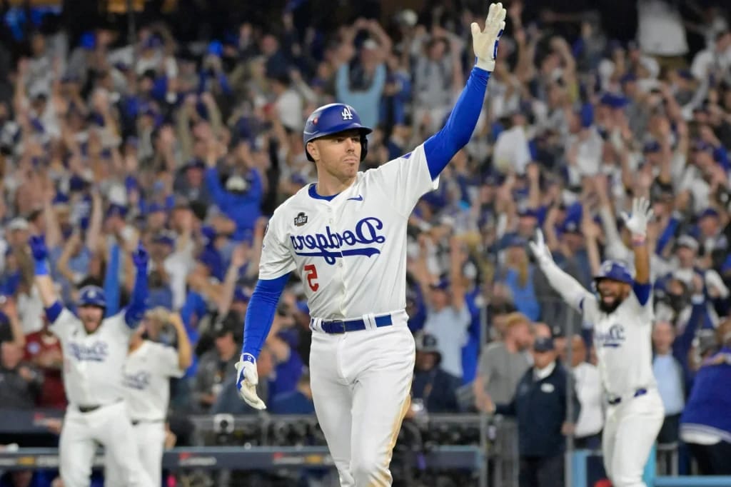 Freddie Freeman - Illustrationsfoto des Artikels Vermögen Freddie Freeman