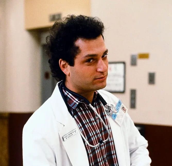 Howie Mandel in the role of Dr. Wayne Fiscus (St. Elsewhere) - Illustration image for the Howie Mandel Net Worth article