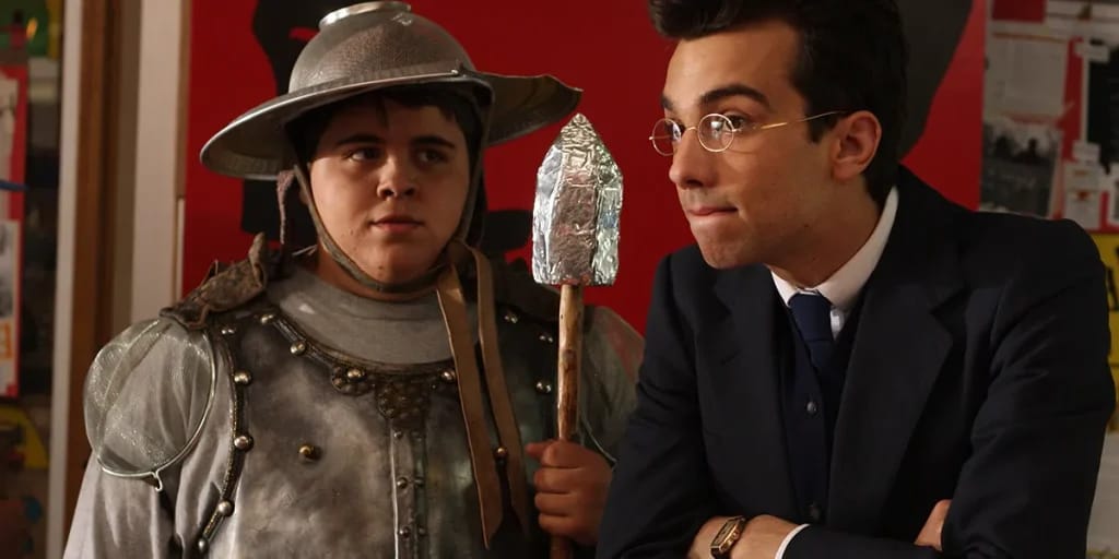 Jay Baruchel in The Trotsky - Illustrationsfoto des Artikels Vermögen Jay Baruchel