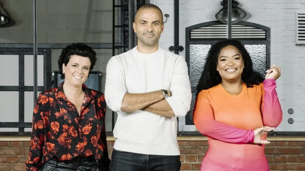 Kelly Massol met Tony Parker - Illustratie van Kelly Massol Fortune artikel