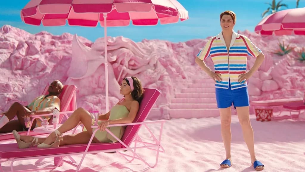 Michael Cera in Barbie - Illustrationsfoto des Artikels Vermögen Michael Cera