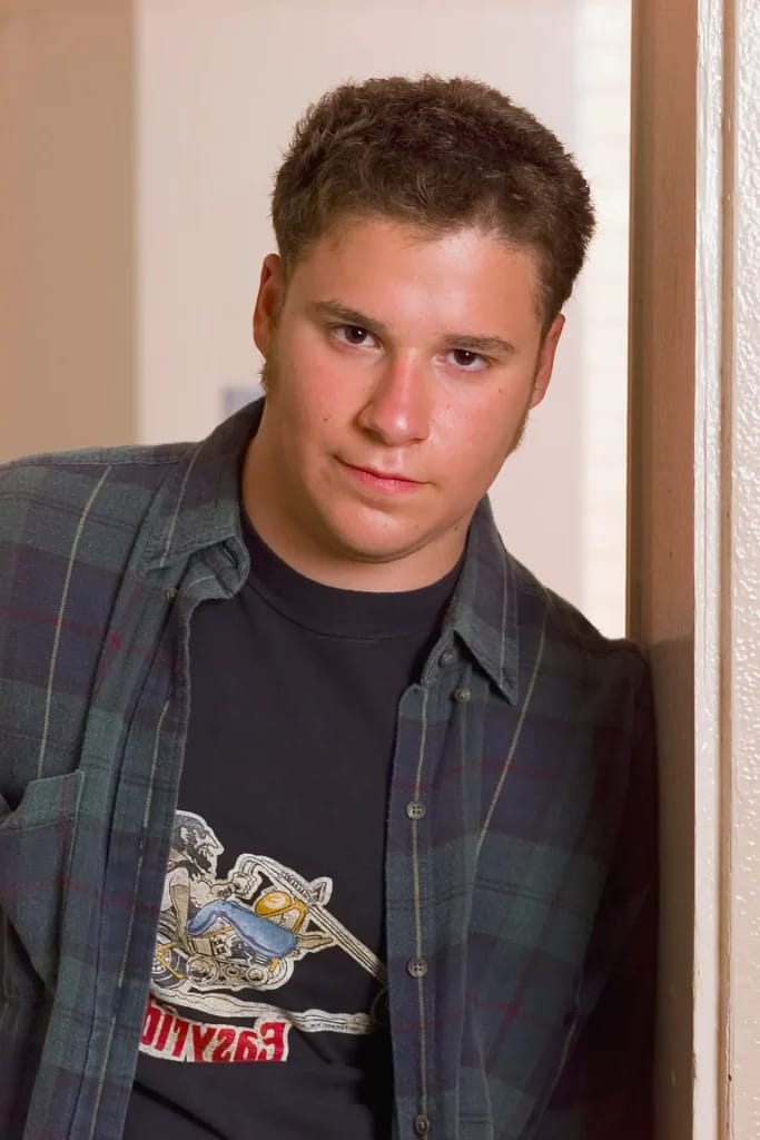 Seth Rogen in Freaks and Geeks - Illustratiefoto van het artikel Vermogen Seth Rogen