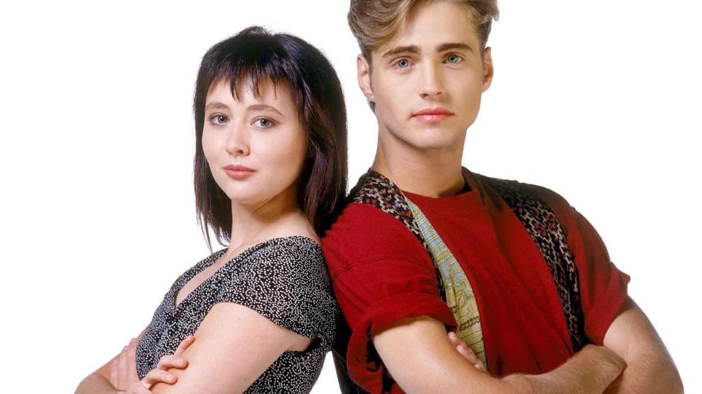 Shannen Doherty et Jason Priestleyk de Beverly Hills, 90210 - Photo d'illustration de l'article Fortune Jason Priestley