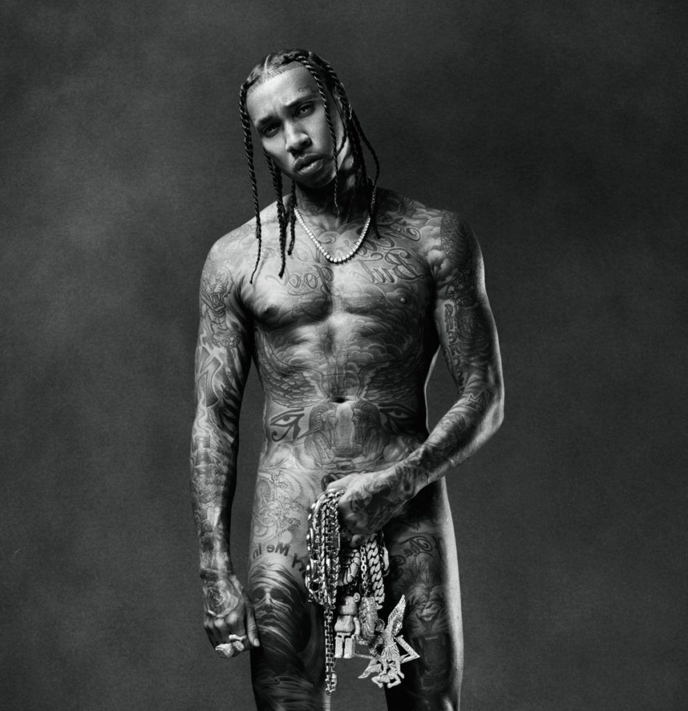 Foto von nacktem Tyga