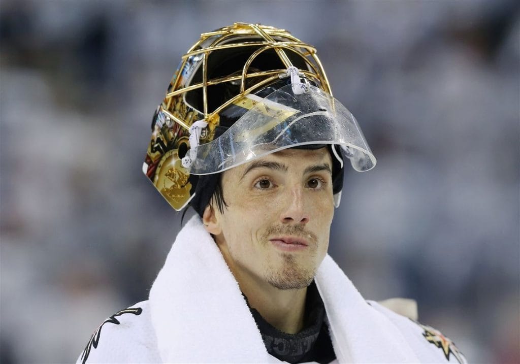 Marc-André Fleury op foto