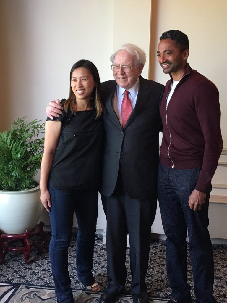 Photo de Chamath Palihapitiya et de Warren Buffet