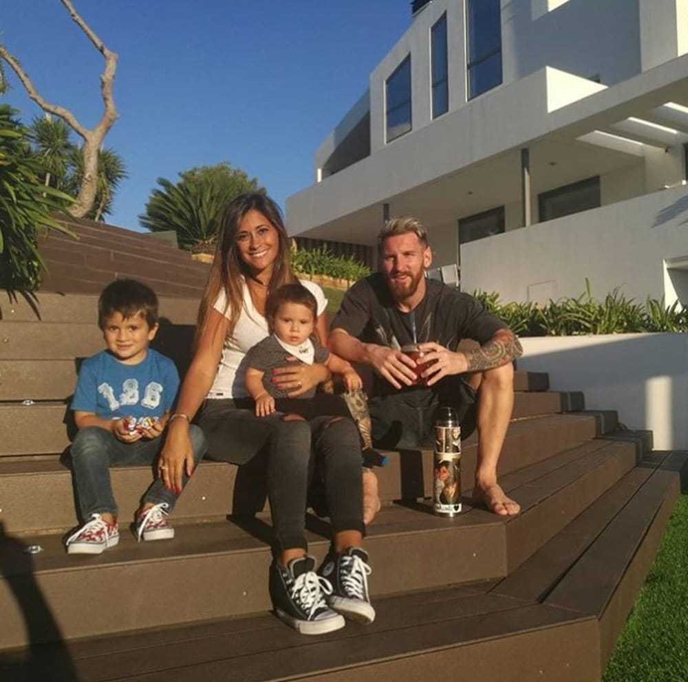 Photo de la famille de Lionel Messi