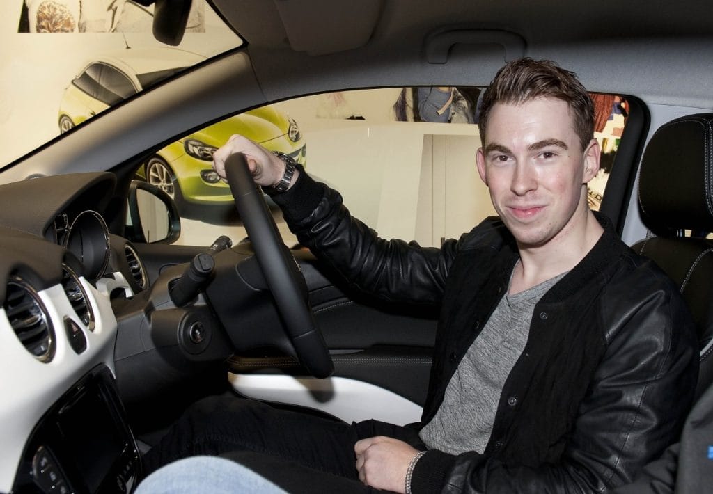 Luxe auto van Hardwell