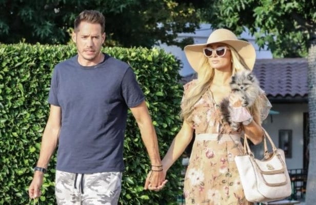 Couple de Carter Reum et de Paris Hilton