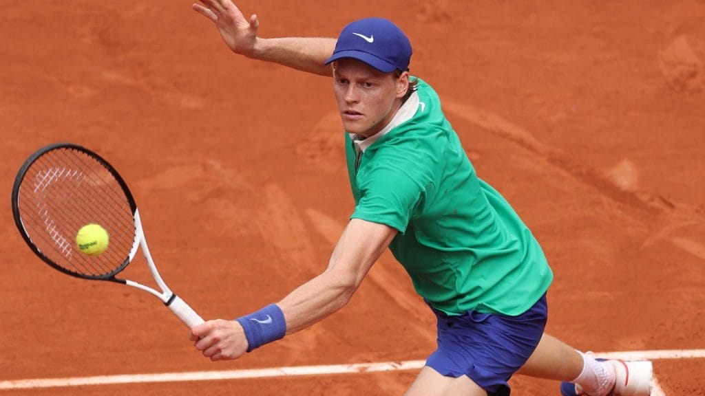 Jannik Sinner at Roland Garros