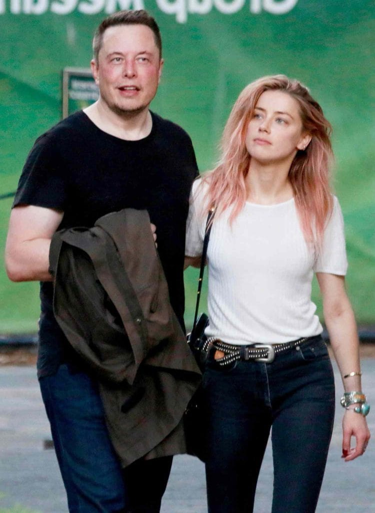 Amber Heard mit Elon Musk