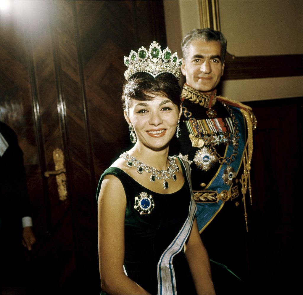 Jonge foto van Farah Diba